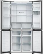HAIER HCR3818EWMM Fridge Freezer - Platinum Inox - Image 13