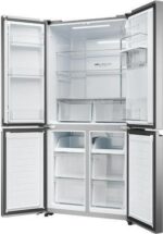 HAIER HCR3818EWMM Fridge Freezer - Platinum Inox - Image 17