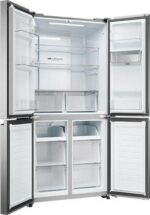 HAIER HCR3818EWMM Fridge Freezer - Platinum Inox - Image 14