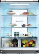 HAIER HCR7818DNMM American-Style Fridge Freezer - Silver - Image 8