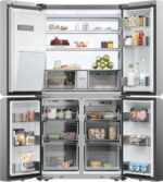 HAIER HCR7918EIMP Fridge Freezer - Platinum Inox - Image 12