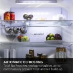 HAIER HSR3918ENPG American-Style Fridge Freezer - Silver - Image 3