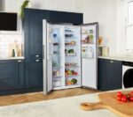 HAIER HSR3918ENPG American-Style Fridge Freezer - Silver - Image 7