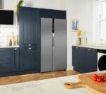 HAIER HSR3918ENPG American-Style Fridge Freezer - Silver - Image 6