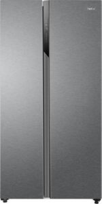 HAIER HSR3918ENPG American-Style Fridge Freezer - Silver