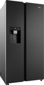 HAIER HSW79F18DIPT American-Style Smart Fridge Freezer - Slate Black - Image 11
