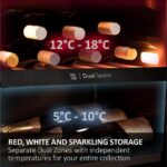 HAIER HWS77GDAU1 Dual Zone Wine Cooler - Black - Image 4