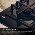 HAIER Series 2 HAHG6BR4S2X 60 cm Gas Hob - Stainless Steel - Image 6