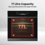 HISENSE AirFry BSA65222PBUK Electric Pyrolytic Oven - Black - Image 2