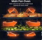 HISENSE AirFry BSA65222PBUK Electric Pyrolytic Oven - Black - Image 5