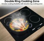 HISENSE E6432C 60 cm Electric Ceramic Hob - Black - Image 3