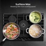 HISENSE GG773B 75 cm Gas Hob - Black - Image 6