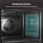 HISENSE Hi6 72/38L BID914221ADBG Electric Double Oven - Black - Image 7
