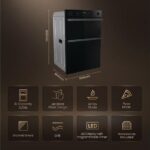 HISENSE Hi6 72/38L BID914221ADBG Electric Double Oven - Black - Image 2