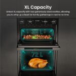HISENSE Hi6 72/38L BID914221ADBG Electric Double Oven - Black - Image 3