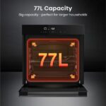 HISENSE Hi6 BlackLine HO66FAPizzaChef Electric Pyrolytic Smart Oven - Jet Black - Image 5