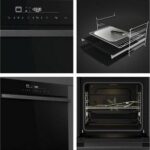 HISENSE Hi6 BlackLine HO66FAPizzaChef Electric Pyrolytic Smart Oven - Jet Black - Image 12
