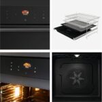 HISENSE Hi8 BlackLine BAS6PH8BUKWF Electric Pyrolytic Steam Smart Oven - Jet Black - Image 19