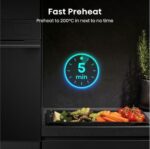 HISENSE Hi8 BlackLine BAS6PH8BUKWF Electric Pyrolytic Steam Smart Oven - Jet Black - Image 14