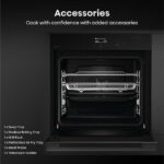 HISENSE Hi8 BlackLine BAS6PH8BUKWF Electric Pyrolytic Steam Smart Oven - Jet Black - Image 18