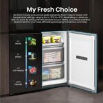HISENSE KitchenFit RQ768N4GBE Multi-Door Fridge Freezer - Black Glass - Image 8