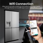 HISENSE PureFlat Infinite RS818N4TIC American-Style Smart Fridge Freezer - Stainless Steel - Image 9