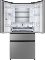 HISENSE PureFlat RF540N4WIE Fridge Freezer - Stainless Steel - Image 2