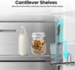 HISENSE PureFlat RF815N4SESE Smart Fridge Freezer - Stainless Steel - Image 10