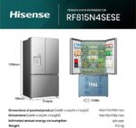 HISENSE PureFlat RF815N4SESE Smart Fridge Freezer - Stainless Steel - Image 12