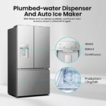 HISENSE PureFlat RF815N4SESE Smart Fridge Freezer - Stainless Steel - Image 5