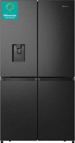 HISENSE PureFlat RQ758N4SWFE Smart Fridge Freezer - Black Stainless Steel