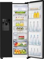 HISENSE PureFlat RS694N4TBE American-Style Fridge Freezer - Black - Image 12