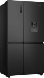 HISENSE PureFlat RS840N4WFE American-Style Smart Fridge Freezer - Black Stainless Steel