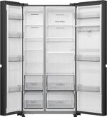 HISENSE PureFlat RS840N4WFE American-Style Smart Fridge Freezer - Black Stainless Steel - Image 12
