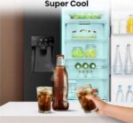HISENSE RS694N4TFE American-Style Fridge Freezer - Black Stainless Steel - Image 7