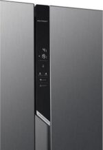 HOOVER HHSBSO-6174XK-1 American-Style Fridge Freezer - Stainless Steel - Image 4