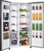 HOOVER HHSBSO-6174XK-1 American-Style Fridge Freezer - Stainless Steel - Image 6
