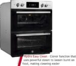 HOOVER HO7DC3B308IN Electric Built-under Double Oven - Stainless Steel and Black - Image 2