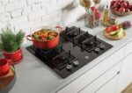 HOOVER HVG6K3B 60 cm Gas Hob - Black - Image 3