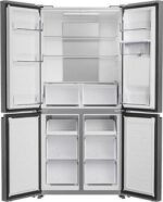 HOOVER H-FRIDGE 700 HHCR3818EWPL Fridge Freezer - Slate Grey - Image 2