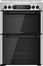 HOTPOINT HDM67G0CCX 60 cm Gas Cooker - Stainless Steel