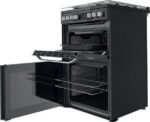 HOTPOINT Multiflow HDM67G9C2CB 60 cm Dual Fuel Cooker - Black - Image 14