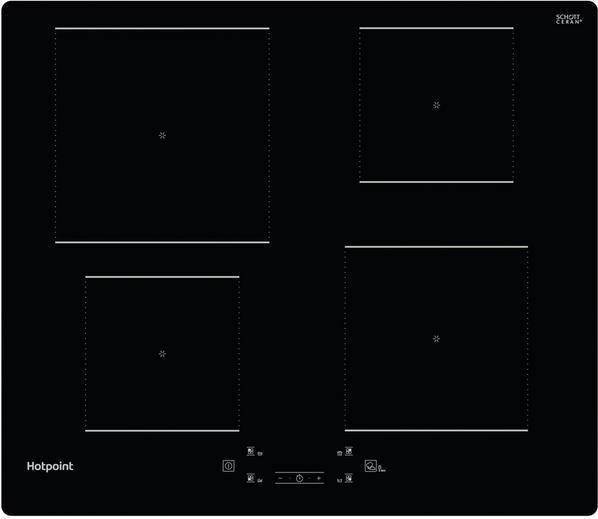 HOTPOINT MyMenu TQ 1460S NE 59 cm Electric Induction Hob - Black