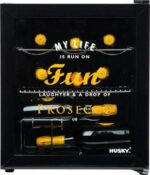 HUSKY Prosecco HUS-HU279 Drinks Cooler - Black - Image 2