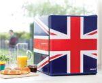 HUSKY Union Jack HUS-EL193 Mini Fridge - Red, White and Blue - Image 4