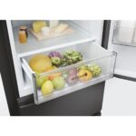 Haier Series 3 HETR3619ENPB Fridge Freezer, E Rated in Slate Black - Image 5
