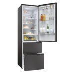Haier Series 3 HETR3619ENPB Fridge Freezer, E Rated in Slate Black - Image 3