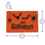 Halloween Coir Door Mat Indoor Outdoor Welcome Mats 60 x 40cm Day of the Dead - Image 3
