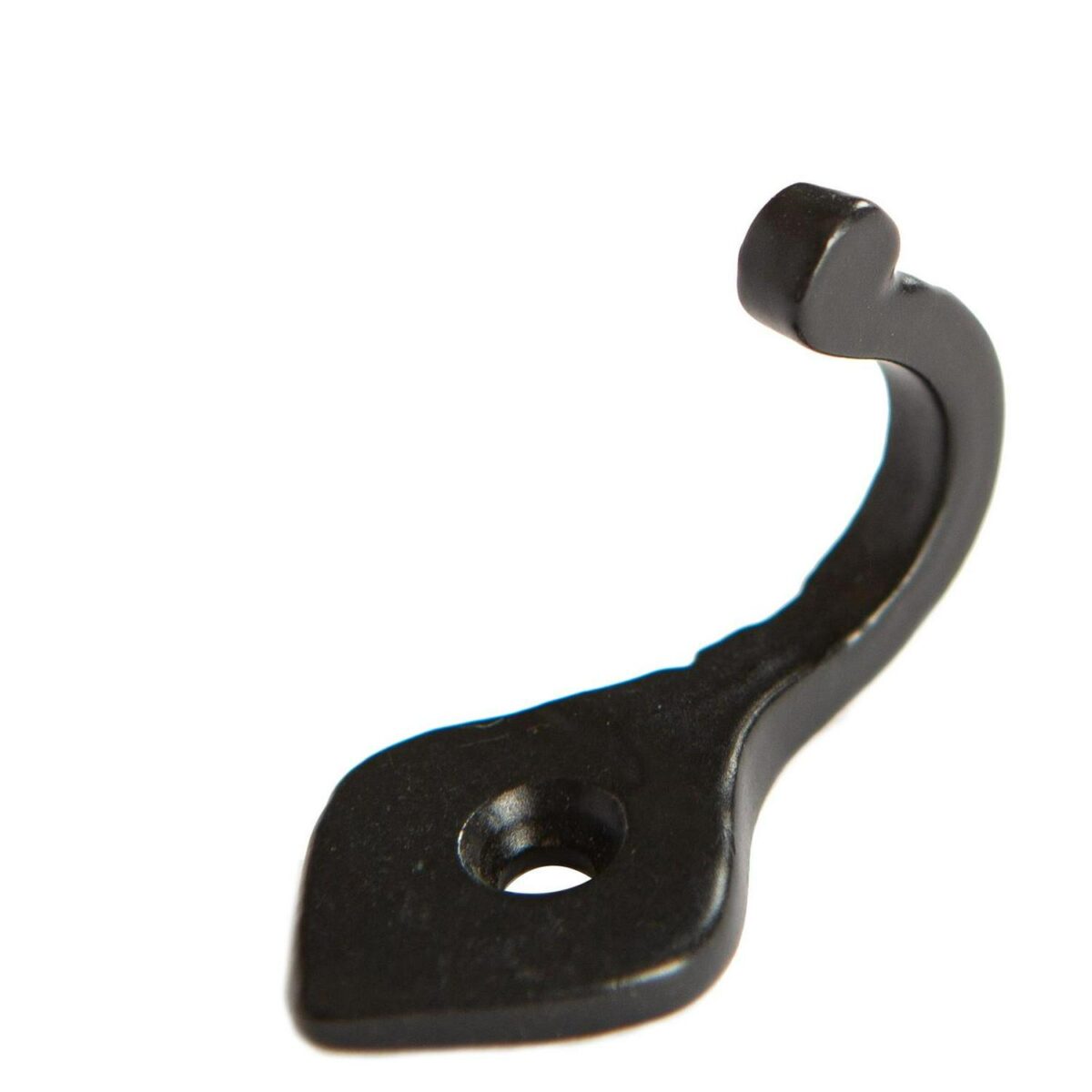 Hammered Arrowhead Single Hook Cast Iron Vintage Style W20mm x H40mm Black - Image 2