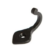 Hammered Arrowhead Single Hook Cast Iron Vintage Style W20mm x H40mm Black - Image 2